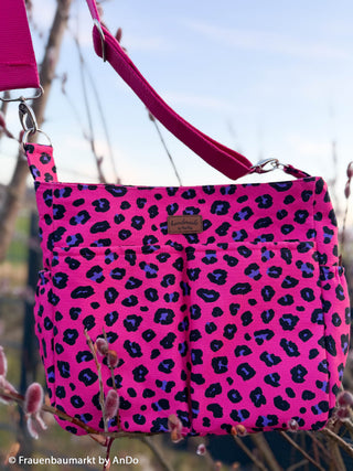 Canvas - pink leopard - Swafing