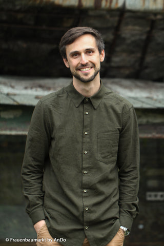 Flanel - gemêleerd - grijs - Swafing