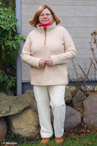 100% Merinofleece - khaki - Swafing
