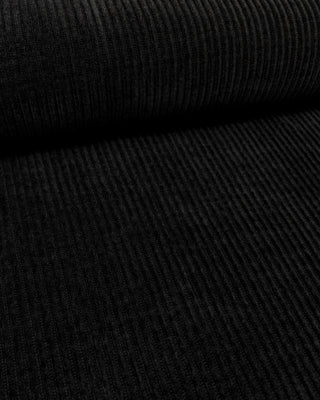 Ribfluweel Stretch - zwart - À La Ville