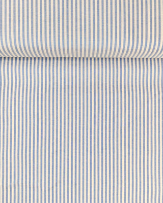 Viscose & katoen - gestreept - blauw