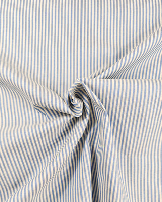 Viscose & katoen - gestreept - blauw