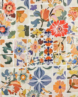 Hemdenpopeline - vintage tiles - À La Ville