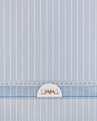 Viscose broekenstof - krijtstreep met glitter - lichtblauw - À La Ville