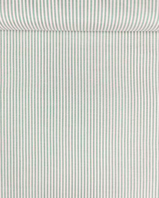 Viscose & katoen - gestreept - groen