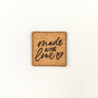 Naailabel - made with love - kurklook