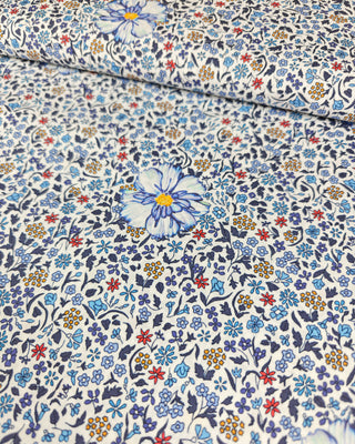 Hemdenpopeline - bloemen - klein & groot - À La Ville