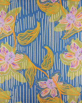 Hemdenpopeline - bloemen en jeans - À La Ville & Marylène Madou