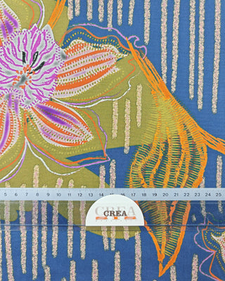 Hemdenpopeline - bloemen en jeans - À La Ville & Marylène Madou