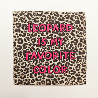 Naailabel - leopard is my favorite color - Loop & Label