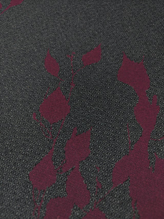 Paneel - tricot - botanisch - bordeaux - À La Ville