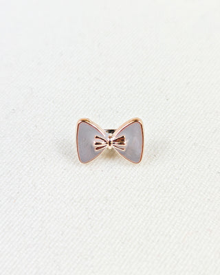 Bedeltje - strikje - rosé
