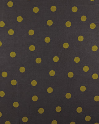 Viscose - polka dots - bruin & olijf