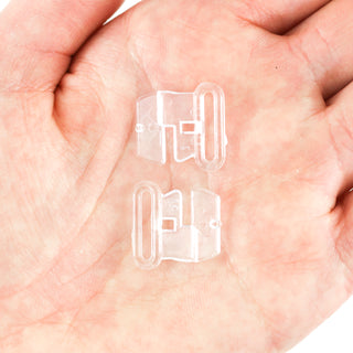 Bikinisluiting - plastiek - transparant