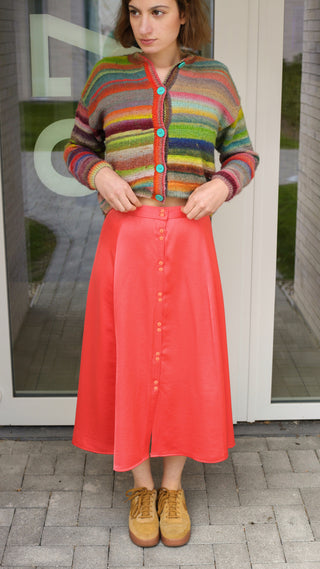 Luxe viscosesatijn - donkergroen - À La Ville