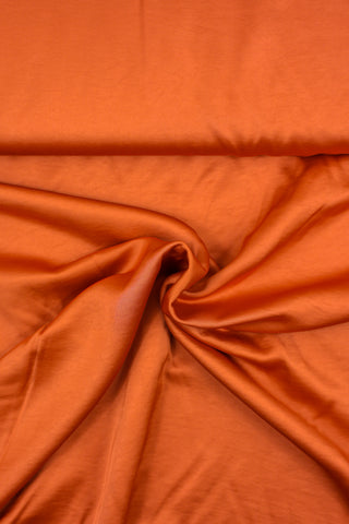 Luxe viscosesatijn - zachtroest - À La Ville