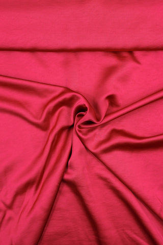 Luxe viscosesatijn - framboos - À La Ville