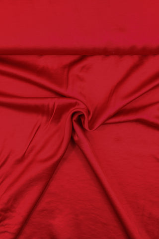 Luxe viscosesatijn - rood - À La Ville