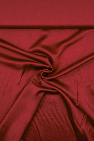 Luxe viscosesatijn - bordeaux - À La Ville