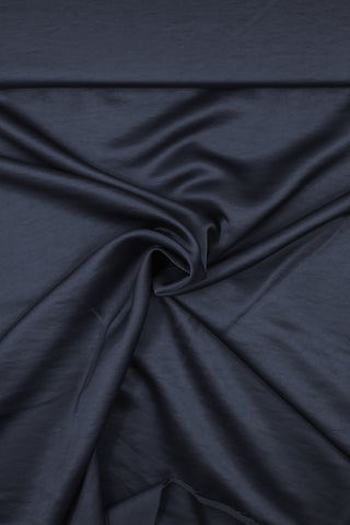 Viscosesatijn - donkerblauw - À La Ville