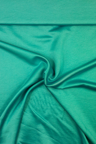 Luxe viscosesatijn - appelblauwzeegroen - À La Ville