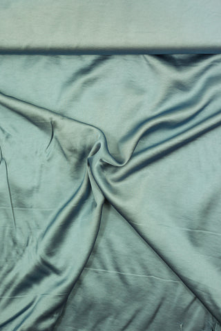 Luxe viscosesatijn - grijsblauw - À La Ville