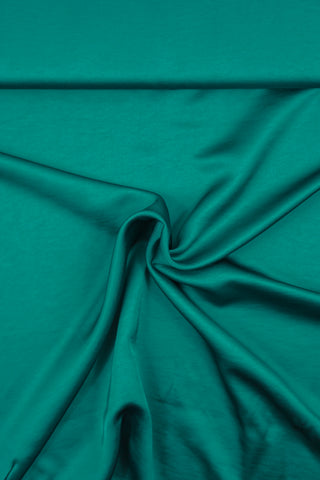 Luxe viscosesatijn - petrol - À La Ville