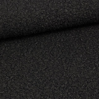 Teddy - effen - zwart - Greenstock