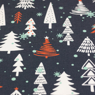 French Terry - kerstbomen - Swafing