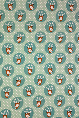 Katoentricot - rendieren en bolletjes