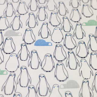 Katoentricot - pinguïns en iglo's - Katia Fabrics