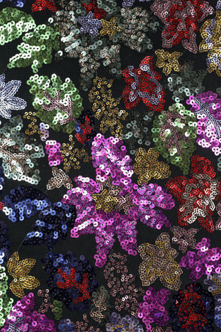 Paillettenstof - bloemen - À La Ville & The Fashion Basement