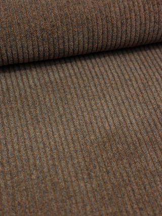 Ribfluweel Stretch - bruin - À La Ville