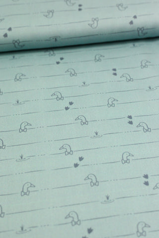 Flanel - eendjes - Katia Fabrics