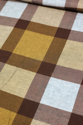 Flanel - ruiten - bruin - À La Ville