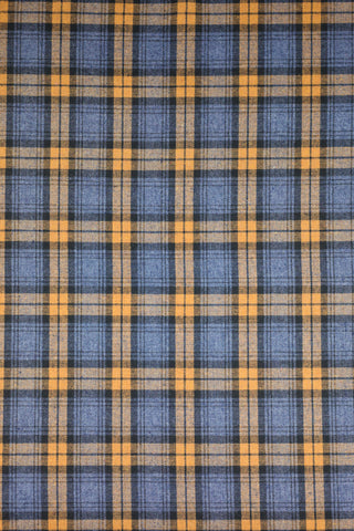 Flanel - ruiten - blauw - Katia Fabrics