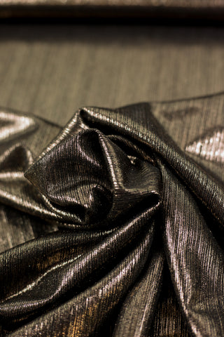 Metallic - chocolate - Editex Fabrics