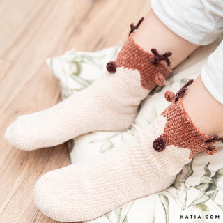 Sockirumi Kit - kerstkousen - rendier