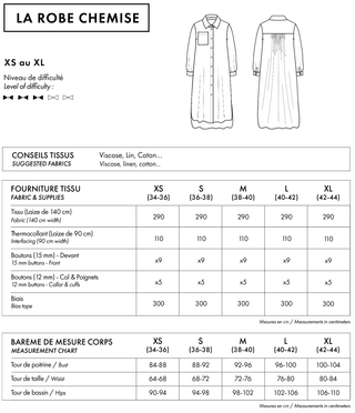 Atelier Brunette - La Robe Chemise