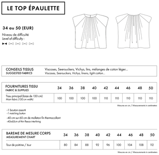 Atelier Brunette - Le Top Épaulette