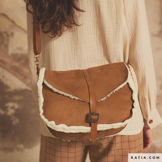 Sherpa - effen - zwart - Katia Fabrics