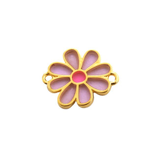 Bedeltje - bloem - lila