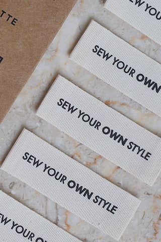 Naailabels - Sew Your Own Style - Atelier Brunette