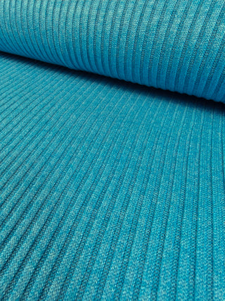 Soft rib knit - felblauw - À La Ville