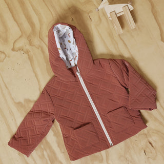 Gewatteerd - geruit - roest - Katia Fabrics