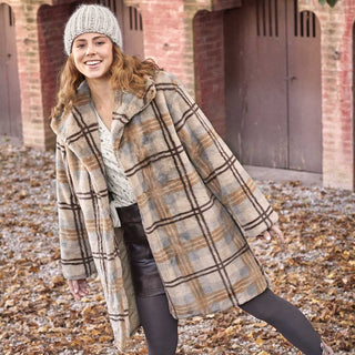 Fluffy - geruit - herfst - Katia Fabrics