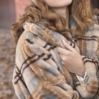 Fluffy - geruit - herfst - Katia Fabrics