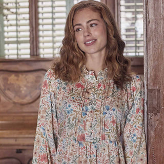 Viscose - bloemen - herfst - Katia Fabrics