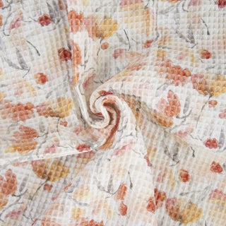 Wafelkatoen - bloemen - herfst - Katia Fabrics