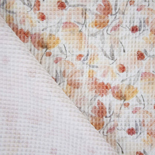 Wafelkatoen - bloemen - herfst - Katia Fabrics